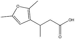 3-(2,5-dimethylfuran-3-yl)butanoic acid Structure