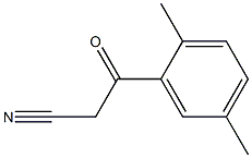 3-(2,5-dimethylphenyl)-3-oxopropanenitrile Structure
