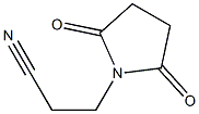 3-(2,5-dioxopyrrolidin-1-yl)propanenitrile 구조식 이미지