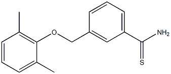 3-(2,6-dimethylphenoxymethyl)benzene-1-carbothioamide Structure