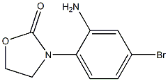 3-(2-amino-4-bromophenyl)-1,3-oxazolidin-2-one 구조식 이미지