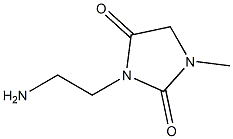 3-(2-aminoethyl)-1-methylimidazolidine-2,4-dione Structure