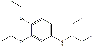 3,4-diethoxy-N-(pentan-3-yl)aniline 구조식 이미지