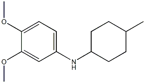 3,4-dimethoxy-N-(4-methylcyclohexyl)aniline Structure