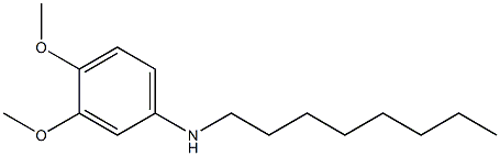 3,4-dimethoxy-N-octylaniline Structure