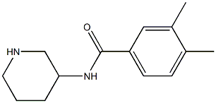 3,4-dimethyl-N-(piperidin-3-yl)benzamide 구조식 이미지