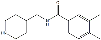 3,4-dimethyl-N-(piperidin-4-ylmethyl)benzamide 구조식 이미지
