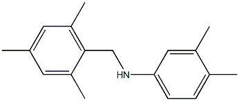 3,4-dimethyl-N-[(2,4,6-trimethylphenyl)methyl]aniline 구조식 이미지