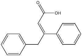 3,4-diphenylbut-2-enoic acid Structure