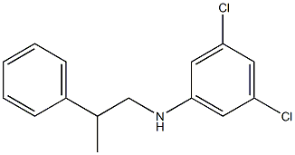 3,5-dichloro-N-(2-phenylpropyl)aniline 구조식 이미지