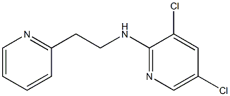 3,5-dichloro-N-[2-(pyridin-2-yl)ethyl]pyridin-2-amine 구조식 이미지