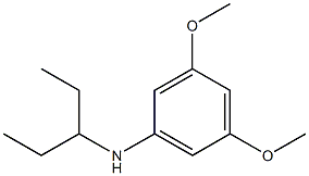 3,5-dimethoxy-N-(pentan-3-yl)aniline Structure