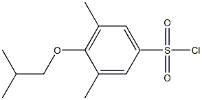 3,5-dimethyl-4-(2-methylpropoxy)benzene-1-sulfonyl chloride Structure