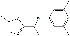 3,5-dimethyl-N-[1-(5-methylfuran-2-yl)ethyl]aniline Structure