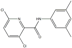 3,6-dichloro-N-(3,5-dimethylphenyl)pyridine-2-carboxamide 구조식 이미지