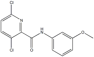 3,6-dichloro-N-(3-methoxyphenyl)pyridine-2-carboxamide Structure
