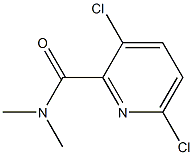 3,6-dichloro-N,N-dimethylpyridine-2-carboxamide Structure
