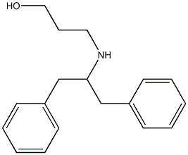 3-[(1,3-diphenylpropan-2-yl)amino]propan-1-ol 구조식 이미지