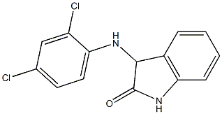 3-[(2,4-dichlorophenyl)amino]-2,3-dihydro-1H-indol-2-one Structure