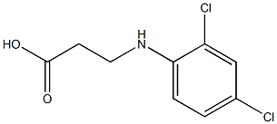 3-[(2,4-dichlorophenyl)amino]propanoic acid 구조식 이미지