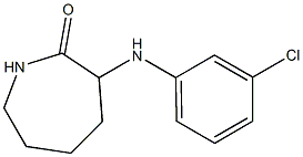 3-[(3-chlorophenyl)amino]azepan-2-one 구조식 이미지