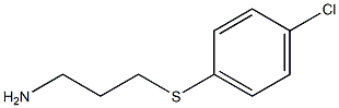 3-[(4-chlorophenyl)thio]propan-1-amine Structure