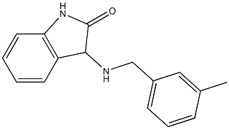 3-{[(3-methylphenyl)methyl]amino}-2,3-dihydro-1H-indol-2-one Structure