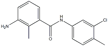 3-amino-N-(3-chloro-4-methylphenyl)-2-methylbenzamide 구조식 이미지