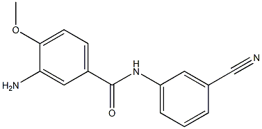 3-amino-N-(3-cyanophenyl)-4-methoxybenzamide 구조식 이미지