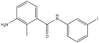 3-amino-N-(3-iodophenyl)-2-methylbenzamide 구조식 이미지