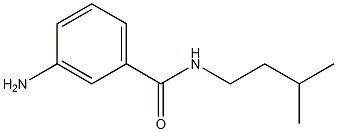 3-amino-N-(3-methylbutyl)benzamide 구조식 이미지