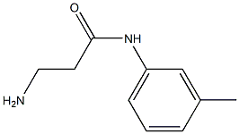 3-amino-N-(3-methylphenyl)propanamide 구조식 이미지