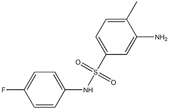 3-amino-N-(4-fluorophenyl)-4-methylbenzene-1-sulfonamide Structure