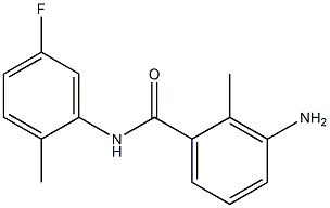 3-amino-N-(5-fluoro-2-methylphenyl)-2-methylbenzamide 구조식 이미지