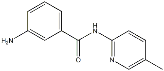 3-amino-N-(5-methylpyridin-2-yl)benzamide 구조식 이미지