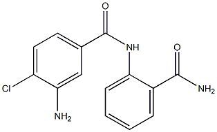 3-amino-N-[2-(aminocarbonyl)phenyl]-4-chlorobenzamide Structure