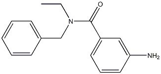 3-amino-N-benzyl-N-ethylbenzamide 구조식 이미지