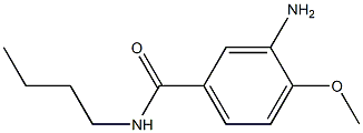 3-amino-N-butyl-4-methoxybenzamide Structure