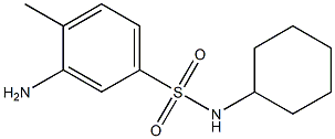 3-amino-N-cyclohexyl-4-methylbenzene-1-sulfonamide Structure