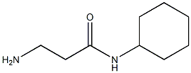 3-amino-N-cyclohexylpropanamide Structure