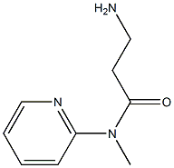 3-amino-N-methyl-N-(pyridin-2-yl)propanamide 구조식 이미지