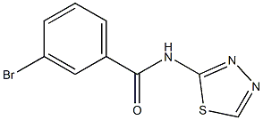 3-bromo-N-(1,3,4-thiadiazol-2-yl)benzamide Structure