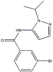 3-bromo-N-(1-isopropyl-1H-pyrazol-5-yl)benzamide Structure