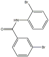 3-bromo-N-(2-bromophenyl)benzamide Structure