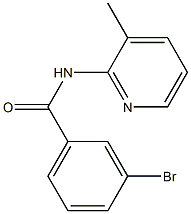 3-bromo-N-(3-methylpyridin-2-yl)benzamide Structure