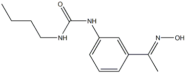 3-butyl-1-{3-[1-(hydroxyimino)ethyl]phenyl}urea 구조식 이미지
