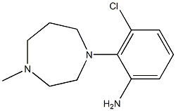 3-chloro-2-(4-methyl-1,4-diazepan-1-yl)aniline Structure