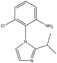 3-chloro-2-[2-(propan-2-yl)-1H-imidazol-1-yl]aniline Structure