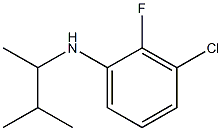 3-chloro-2-fluoro-N-(3-methylbutan-2-yl)aniline Structure