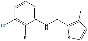 3-chloro-2-fluoro-N-[(3-methylthiophen-2-yl)methyl]aniline Structure